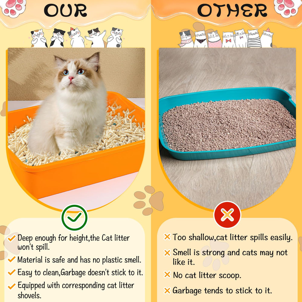 Travel-friendly CIEOVO kitten litter box for on-the-go use