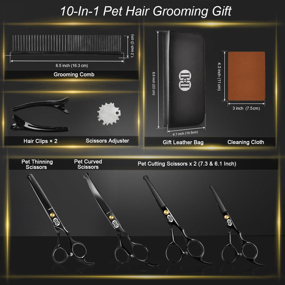 CIICII gift leather bag and accessories for organized grooming