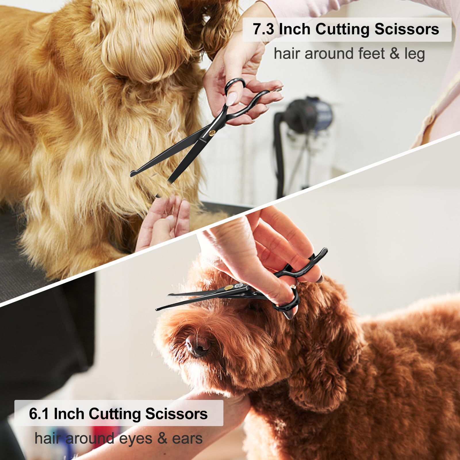 CIICII thinning scissors for blending fur and reducing bulk