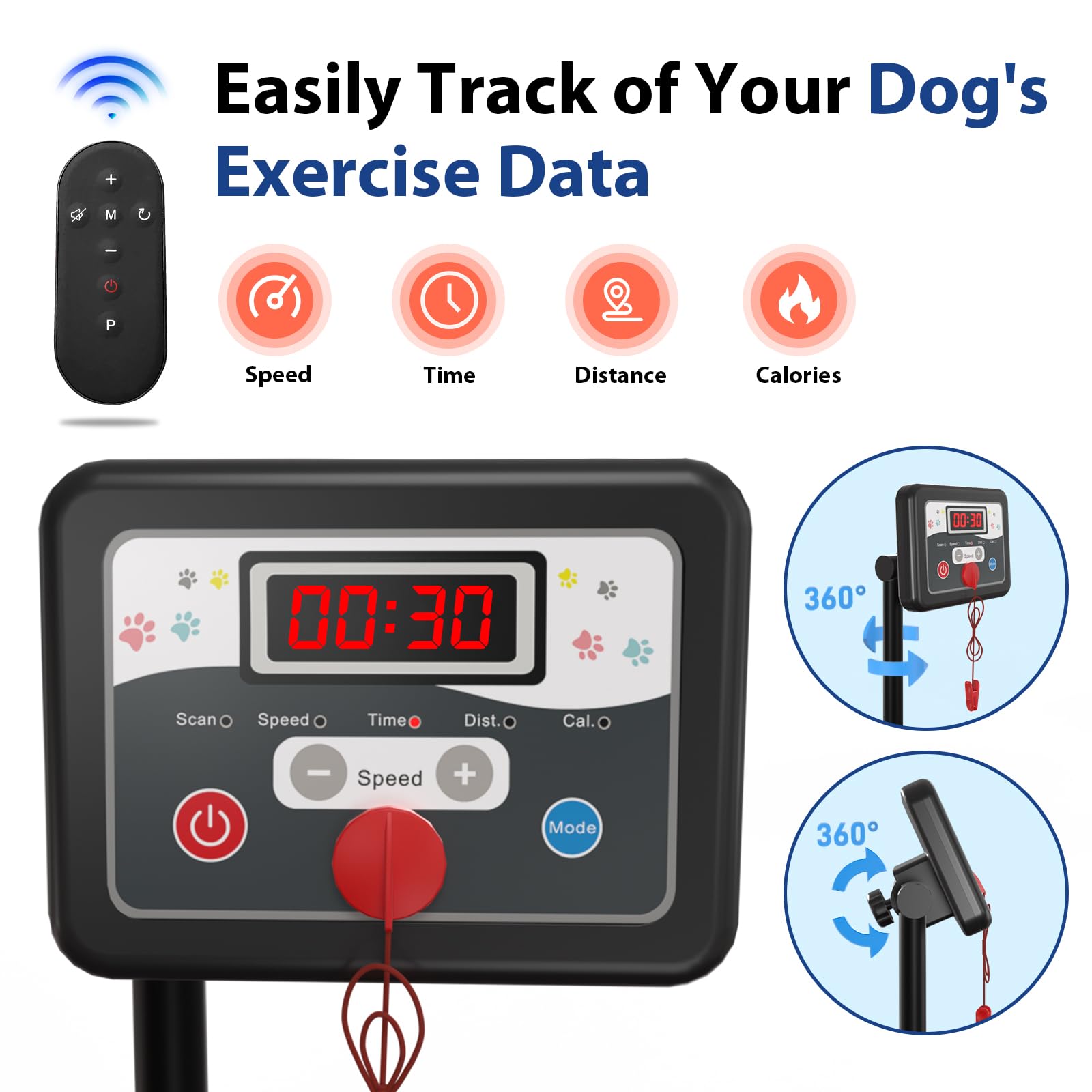 CIIHI C dog treadmill side panels prevent escapes during workouts