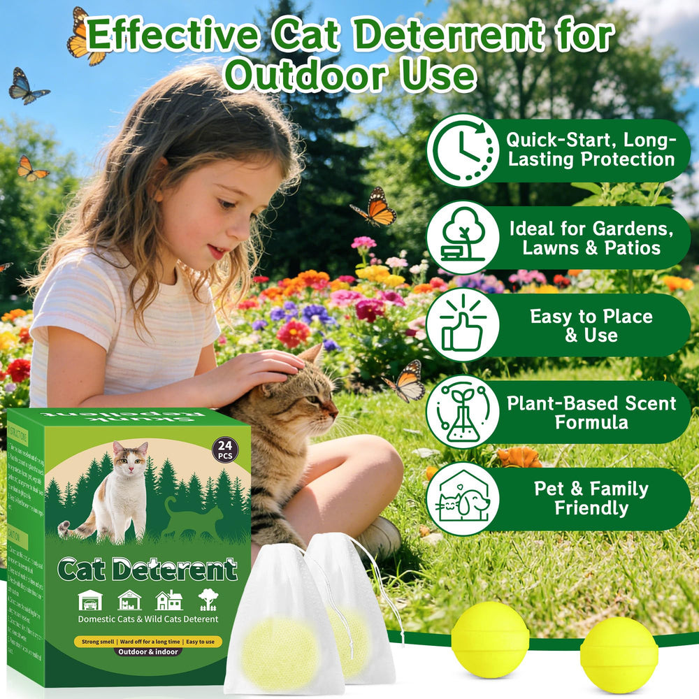 Cijoaui packaging box showing 24 deterrent balls and bags