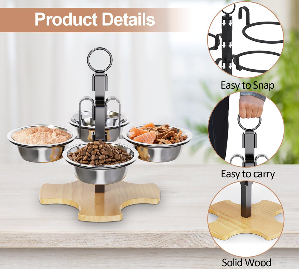 CILXGQLN four sided feeding design reduces crowding during meals