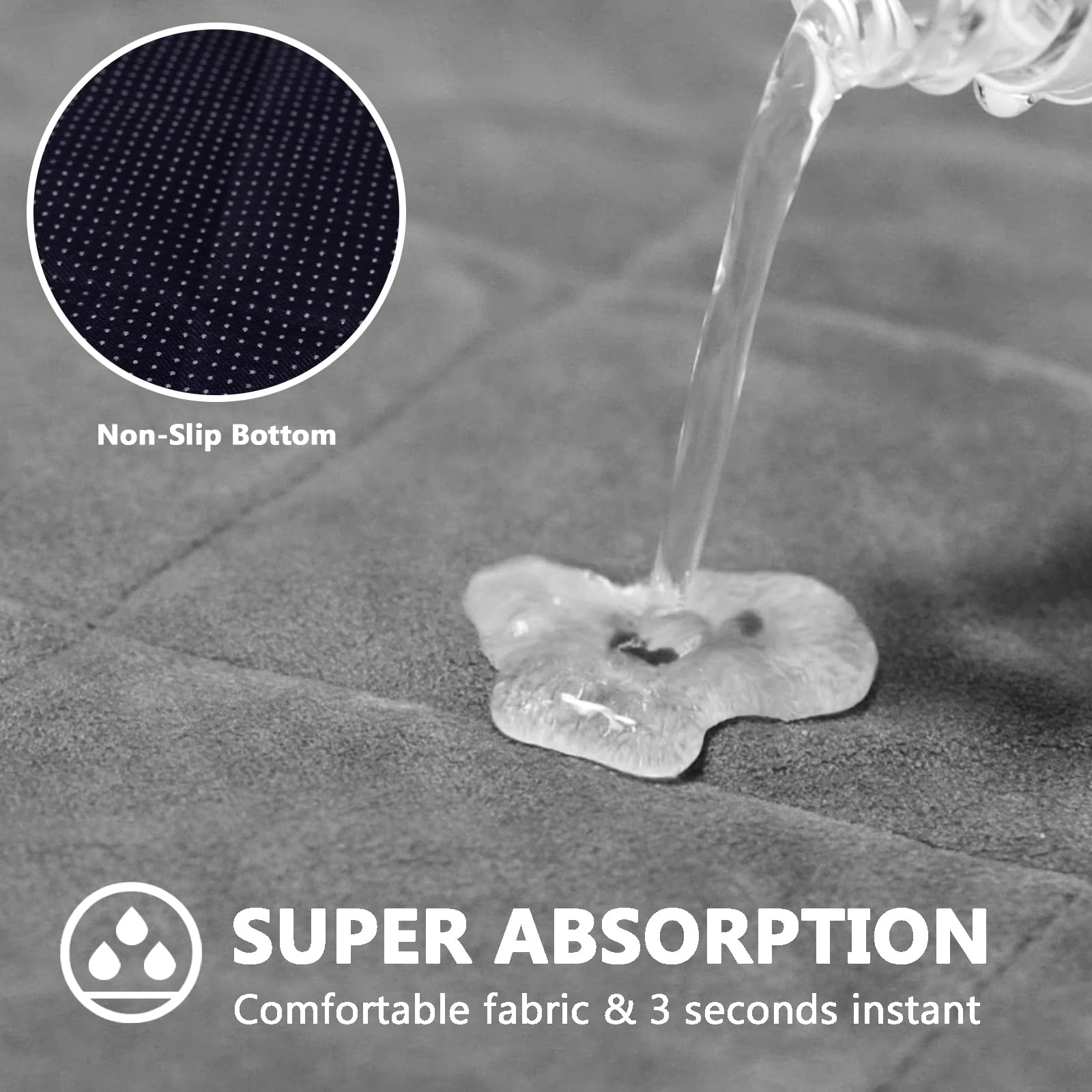 Cimiycob absorbent fleece bedding manages moisture and odors.