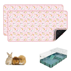 Cimiycob two-pack guinea pig cage liner 24x49 keeps the cage clean and dry
