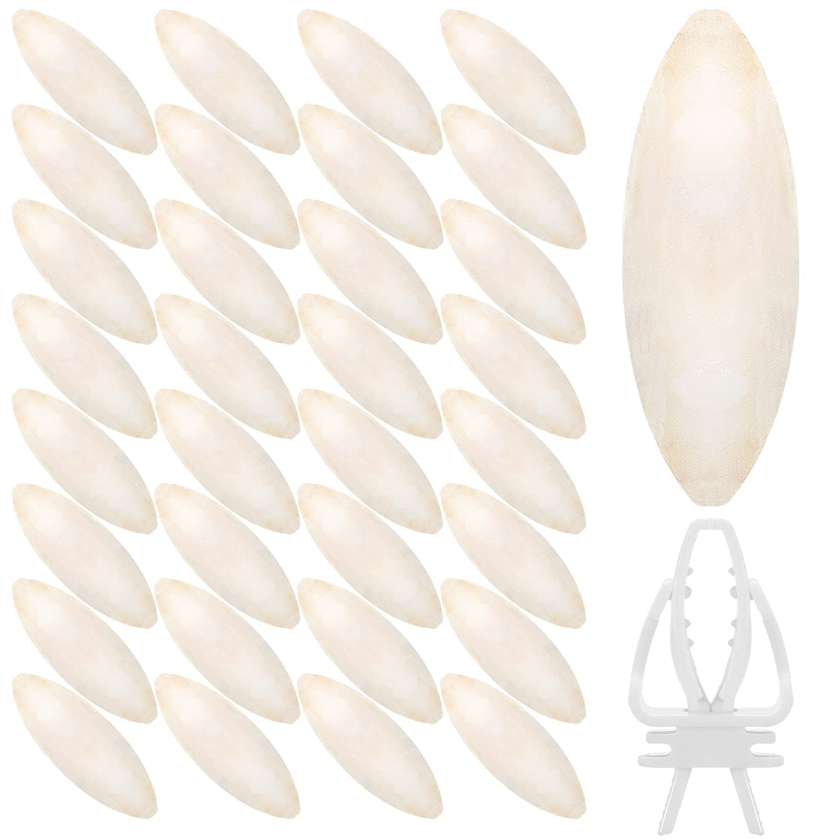 Cindeer 40-piece cuddle bone set for birds, natural calcium.