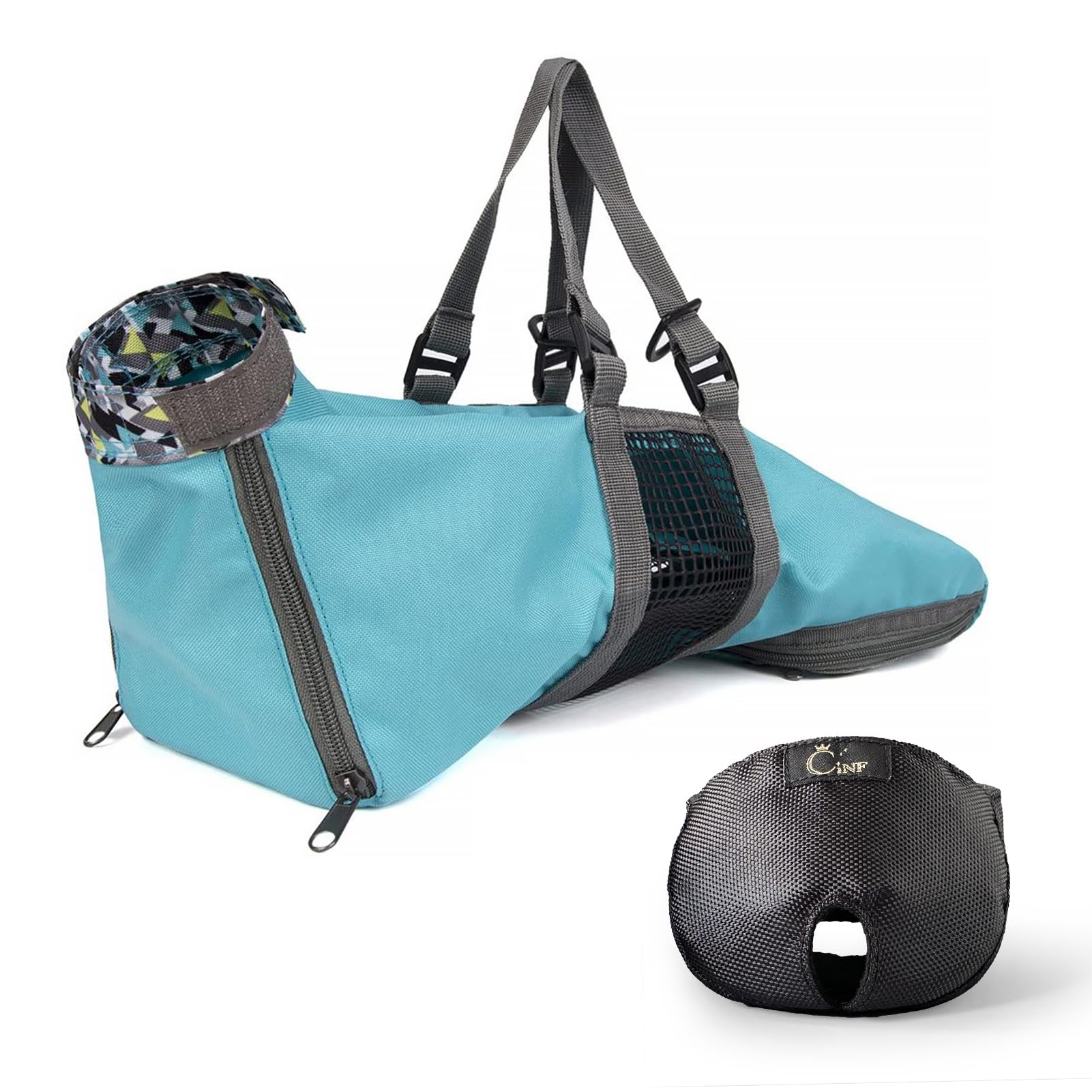 Cinf cat adjustable-fit design helps accommodate many cats.