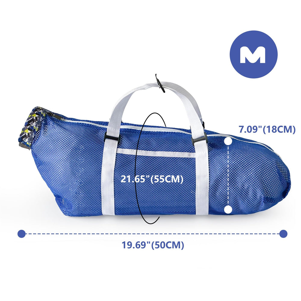 Cinf blue muzzle-adjustment focus supports calm bath time.