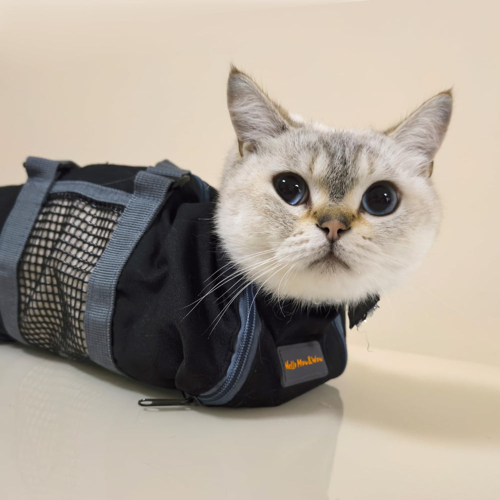 Cinf grooming bag for bathing supports safe, mess-free baths