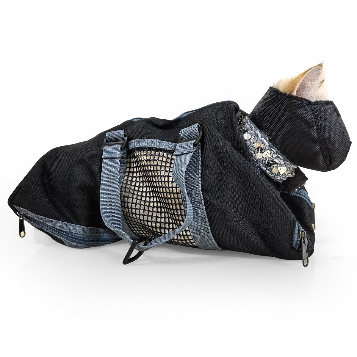 Cinf cat grooming bag for nail trimming keeps cat calm and controlled