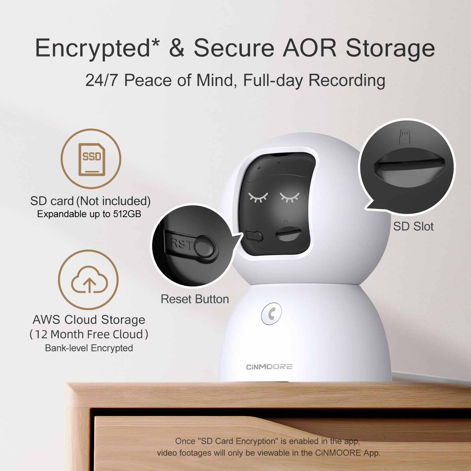 Cinmoore dual-band Wi‑Fi minimizes drops during setup