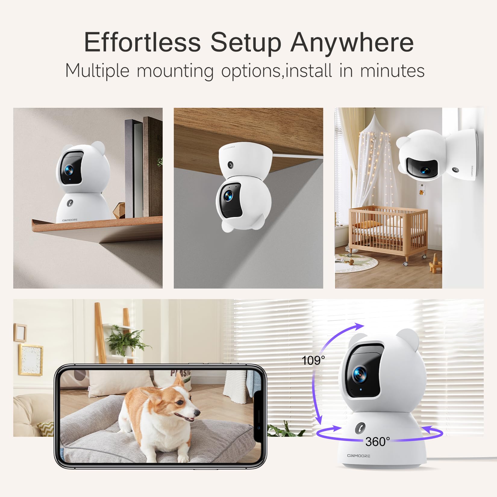 CINMOORE free AI detections cover people, pets, and crying sounds.