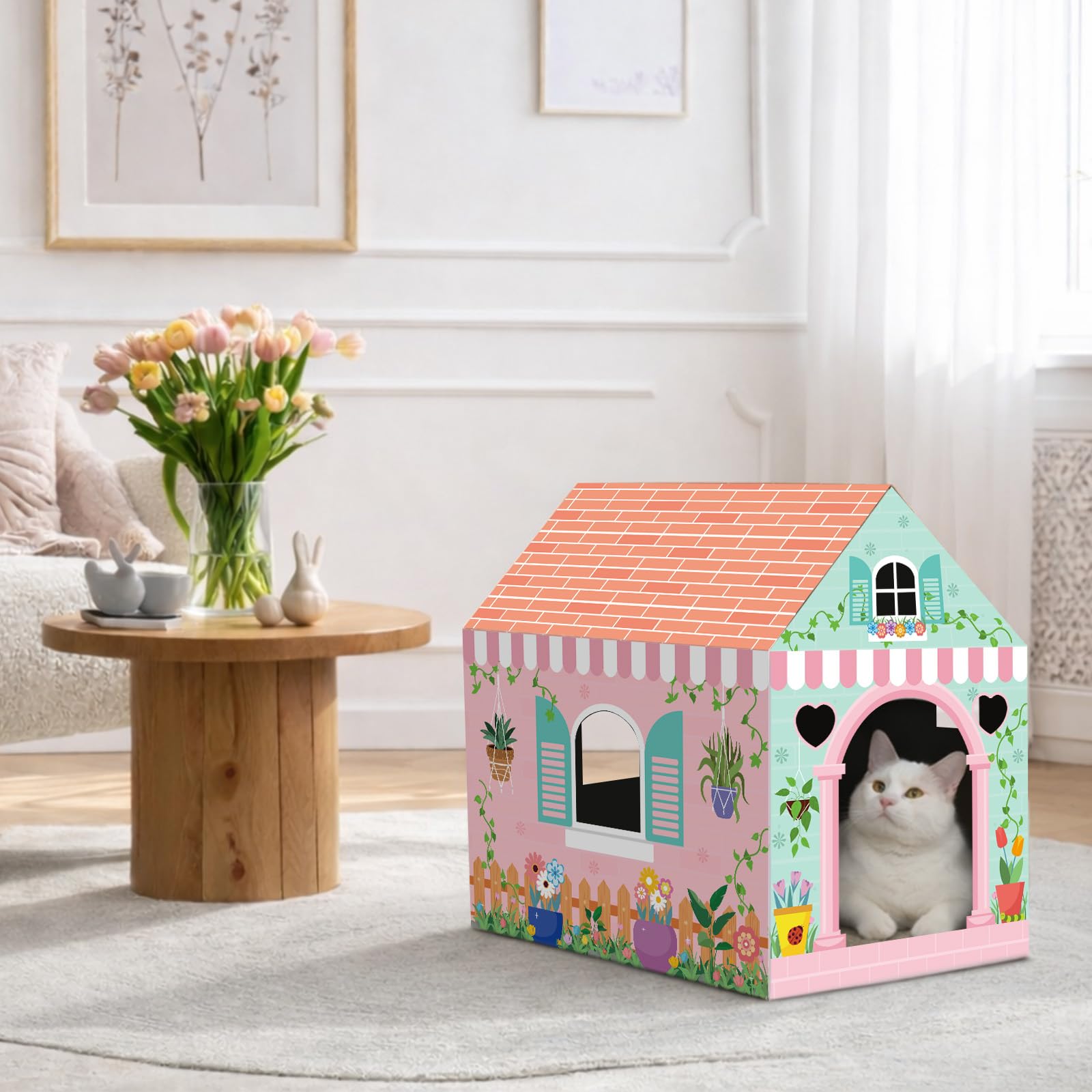 Cinrobiye interactive space invites pets to explore, climb, and rest comfortably.