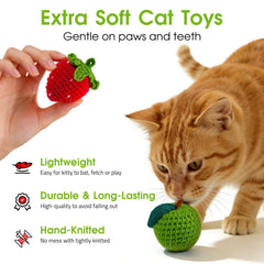 Cipsken cat toy with loop clip-ready for interactive wand play.