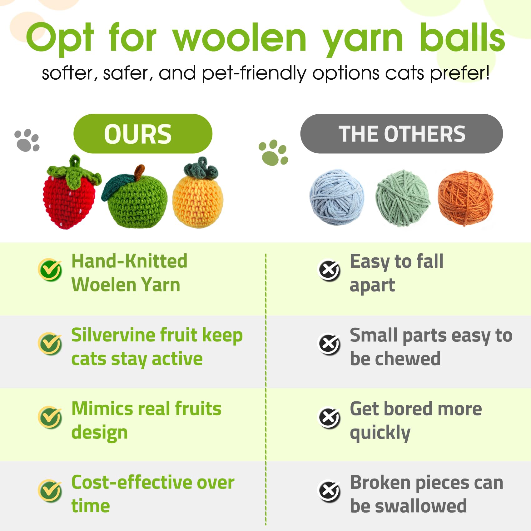 Cipsken lightweight safe cat balls support gentle, active engagement.
