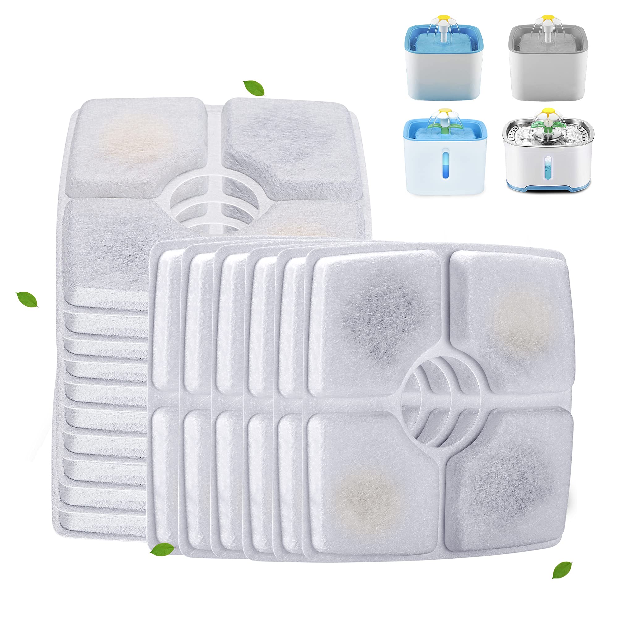 Cirfifth cat fountain filters showing three layer filtration for cleaner water