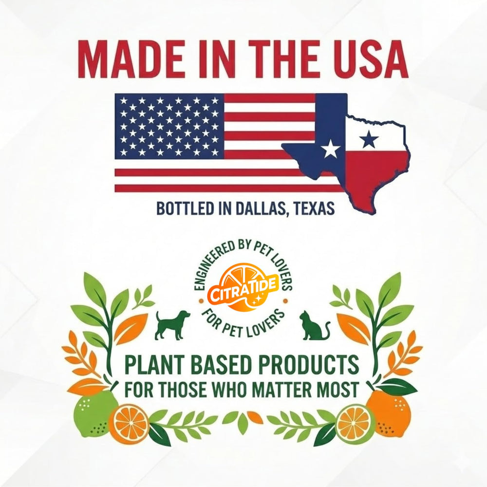 Citratide plant-based surfactants imagery suggests effective cleaning without harsh chemicals.