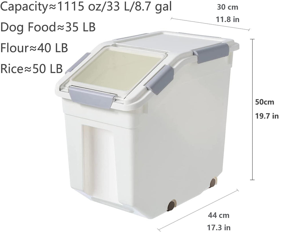 CITY BABY multipurpose storage for flour, rice and pet food.
