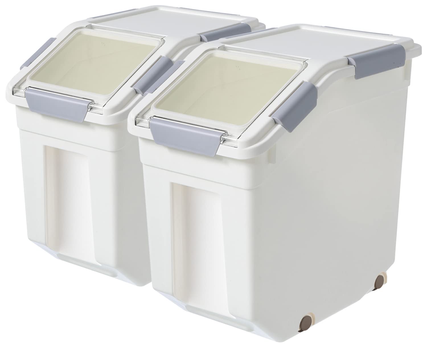 CITY BABY two-pack airtight flour container with scoop keeps pantry organized.