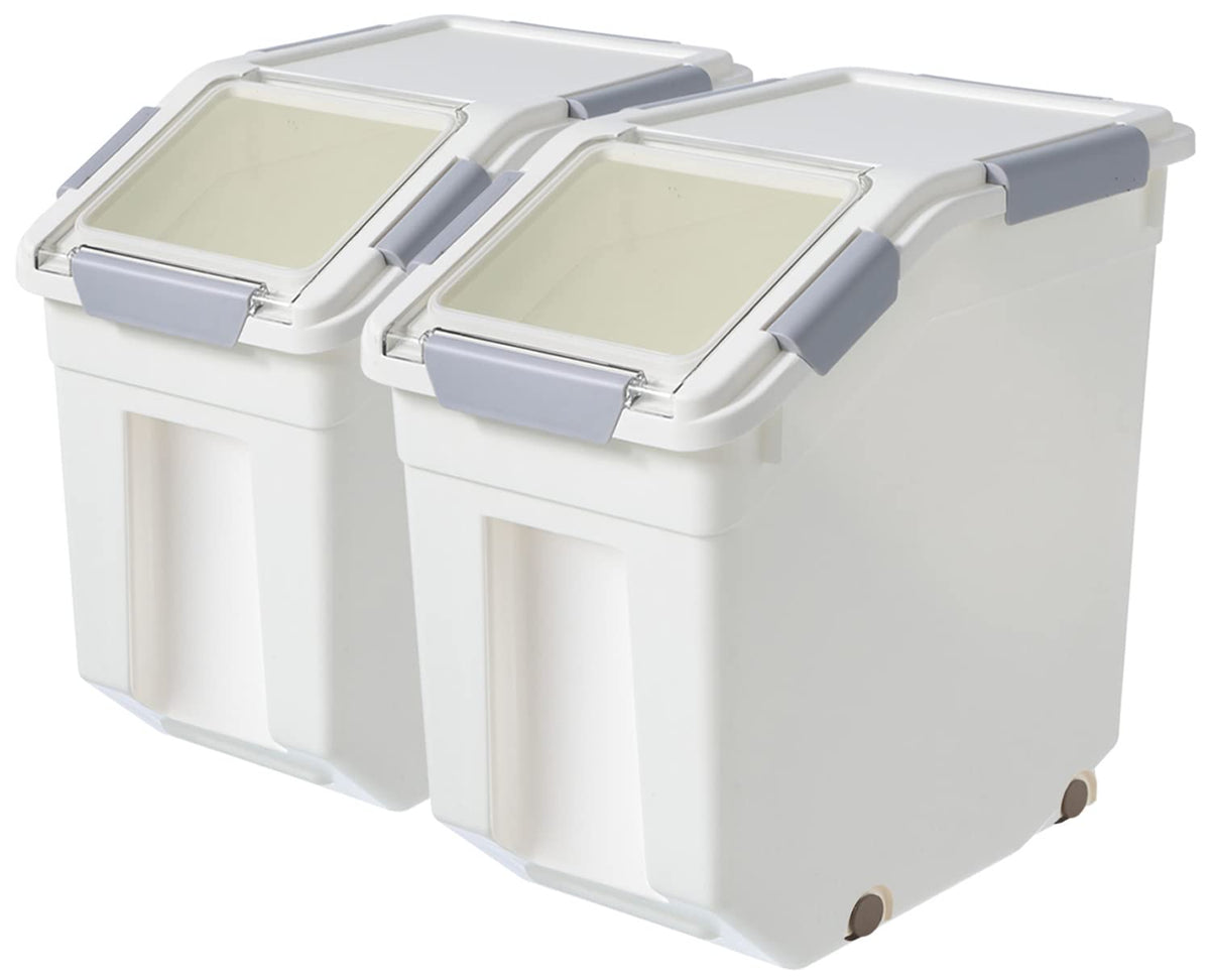 CITY BABY two-pack airtight flour container with scoop keeps pantry organized.