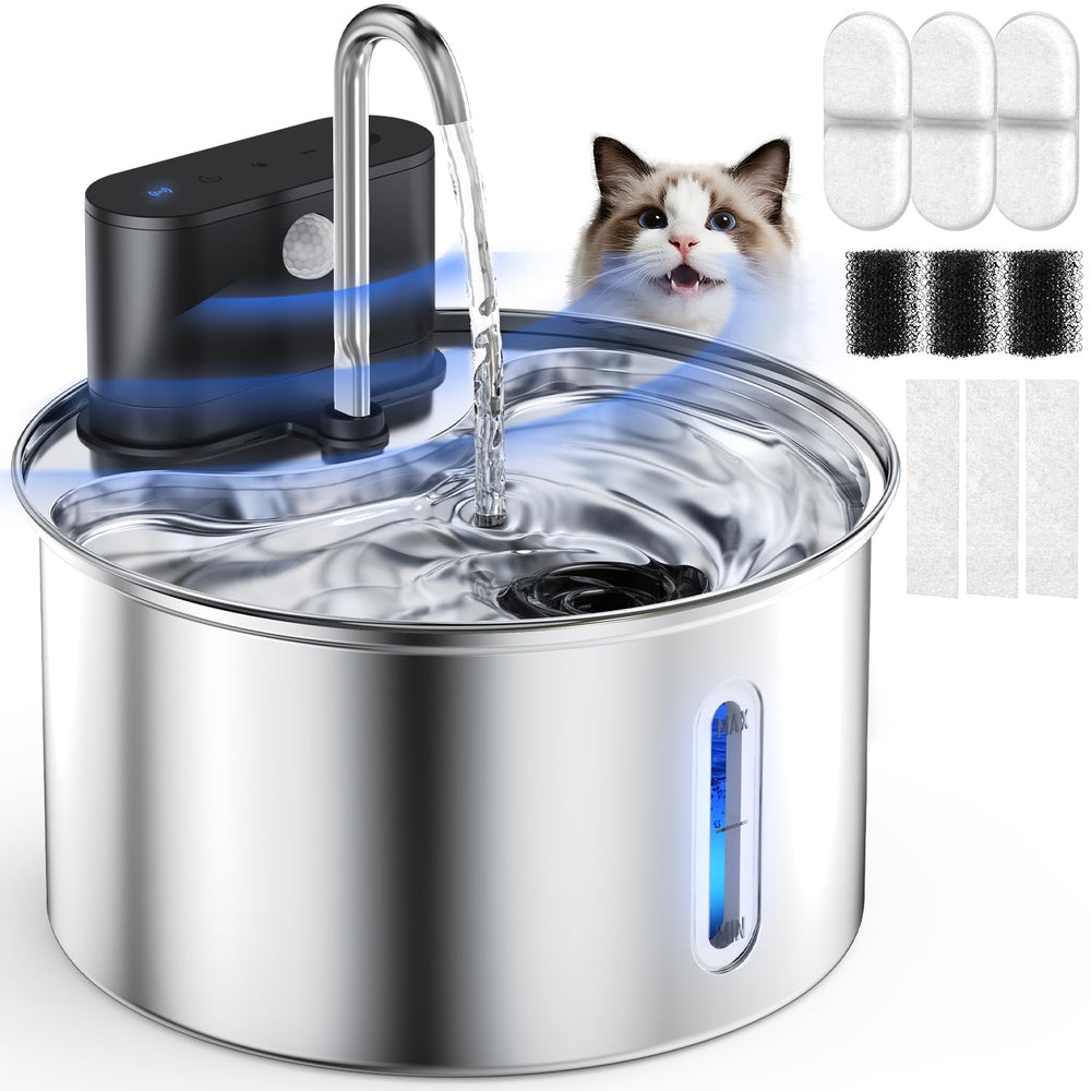 Cityflee wireless cat water fountain design for safe, flexible placement.