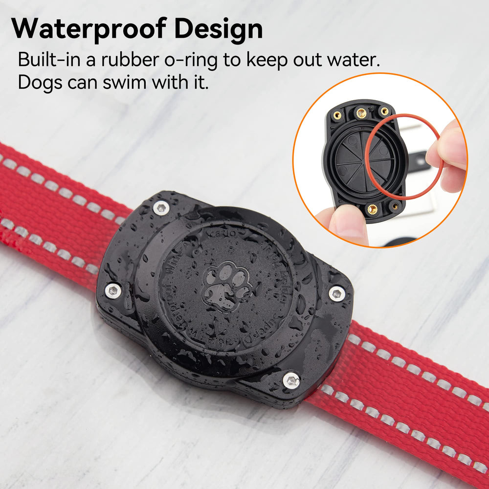 CITYWAY AirTag holder with a replaceable metal back plate enhances durability.