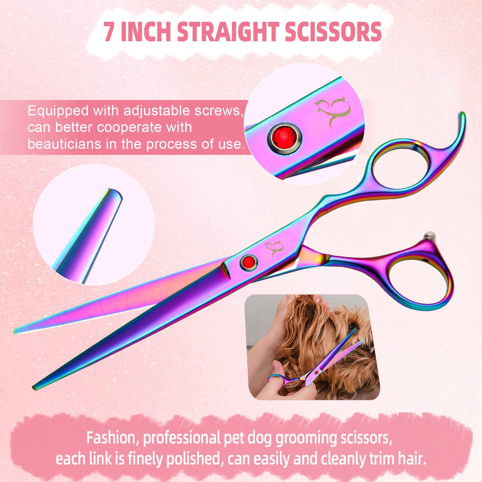 Citywish 19cm pet comb for detangling and prepping fur