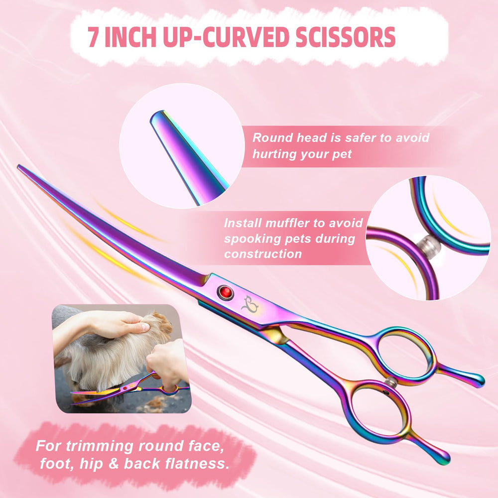 Citywish straight thinning scissors for versatile trimming work