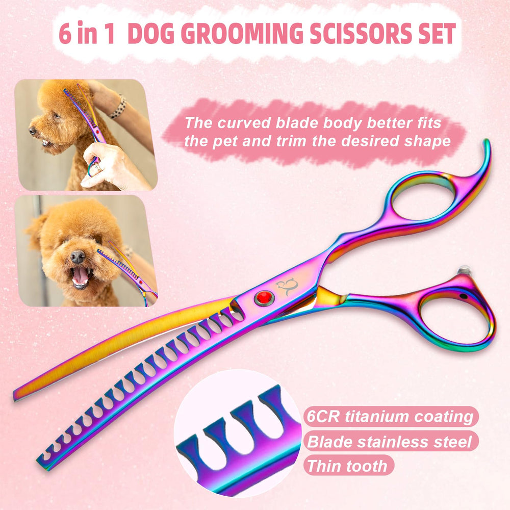 Citywish thinning scissors for efficient coat thinning on dogs and cats