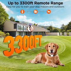 CIUZL collar demonstrates 3300 ft range for versatile outdoor training.