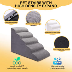 CiWiVOKi textured non-slip steps and anti-slip base for secure traction.