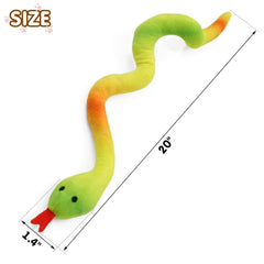 CiyvoLyeen catnip-filled snake toy designed for active chasing play