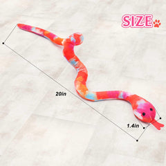 CiyvoLyeen snake catnip toy close-up reveals organic catnip filling.