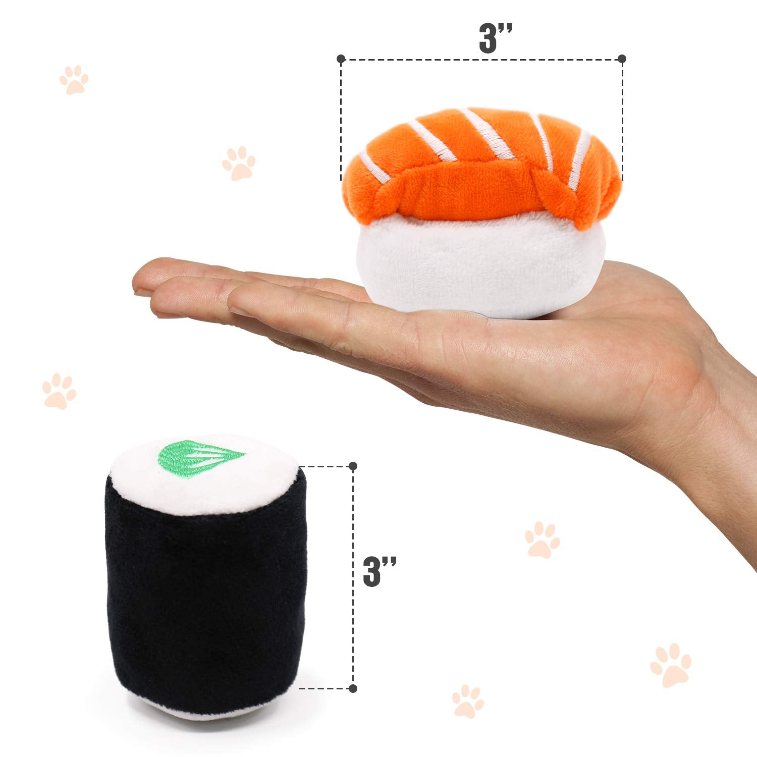 ciyvolyeen sushi cat toy egg roll invites soft cuddly exploration