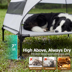 CJYMMFAN chew-proof breathable bed mat helps keep fur tidy.