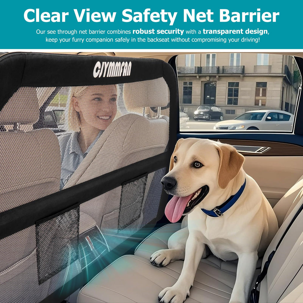 CJYMMFAN barrier reinforced steel frame adds durable protection against pawing and bumps.