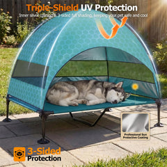 CJYMMFAN portable pet cot ideal for camping and travel.