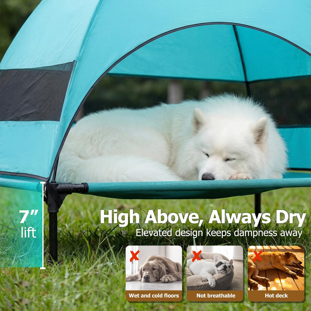 CJYMMFAN chew-proof breathable mesh bed mat keeps paws cool and clean