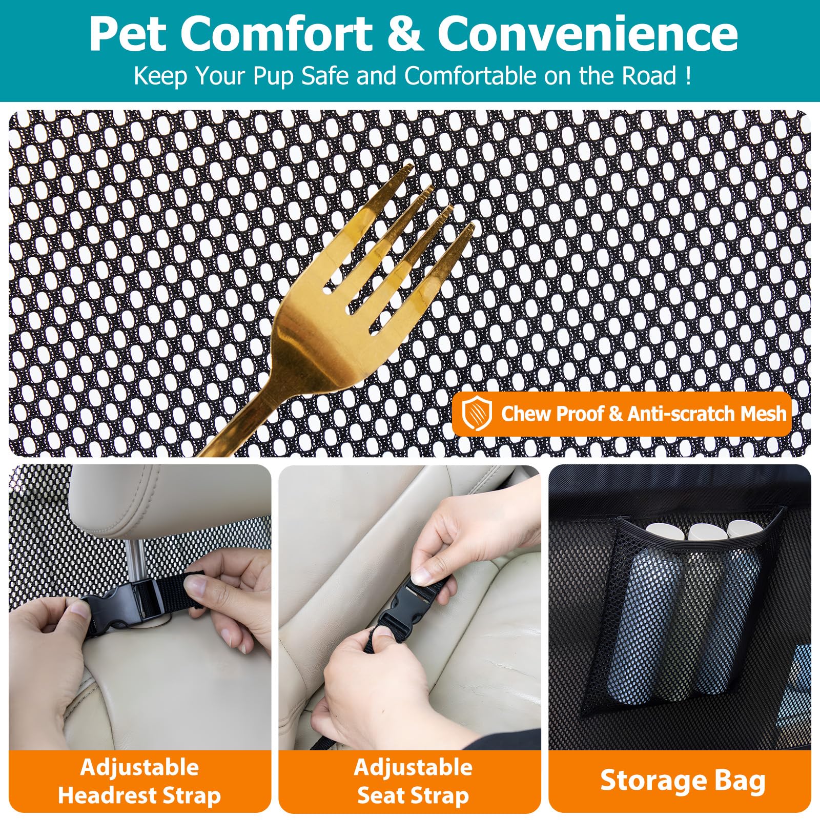 CJYMMFAN console gap blockers prevent sneaky pet squeezes.