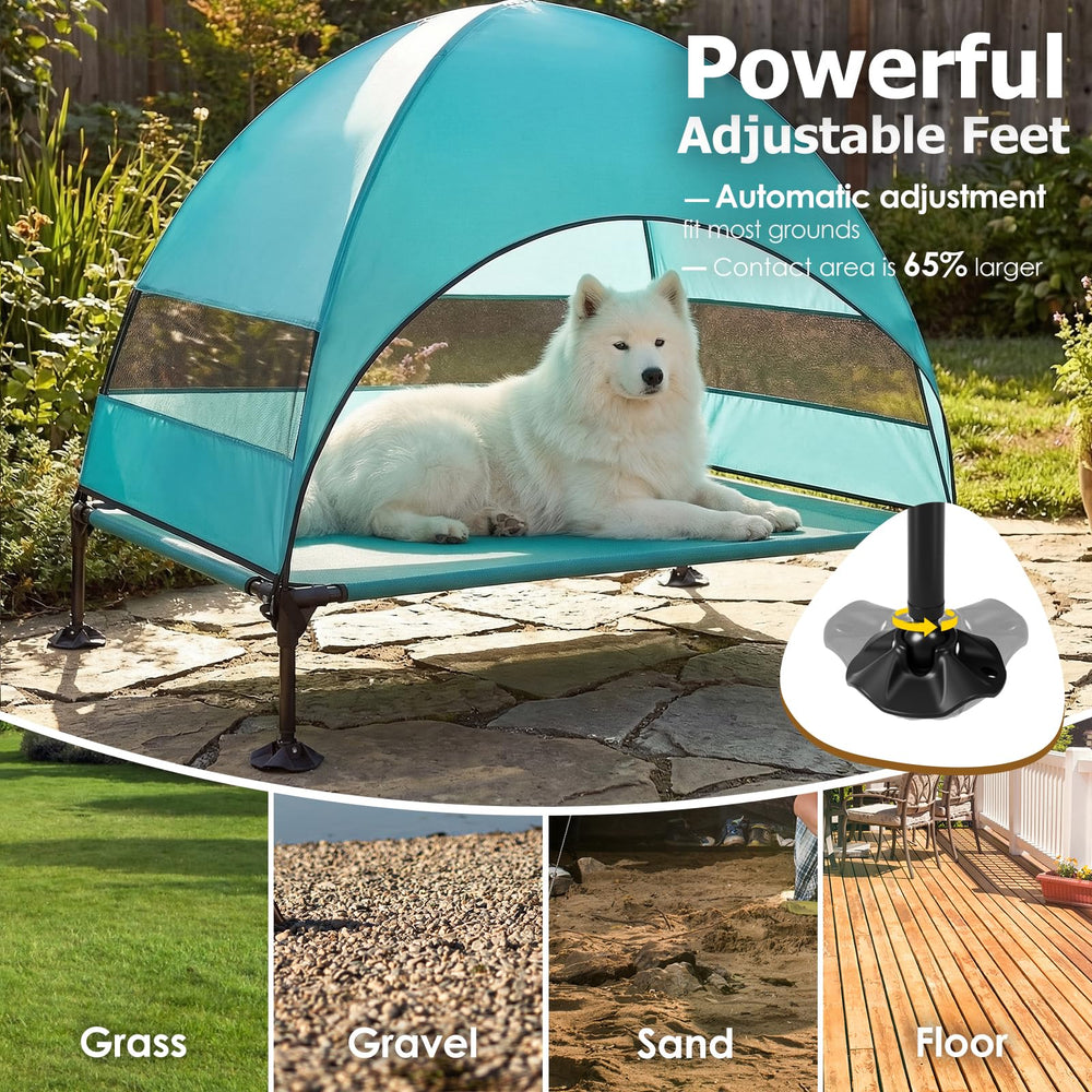 CJYMMFAN rugged feet enhance stability on sand, grass, and gravel