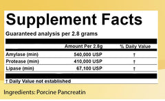 CK Formulations Pancretase third-party lab seal confirms purity and potency.