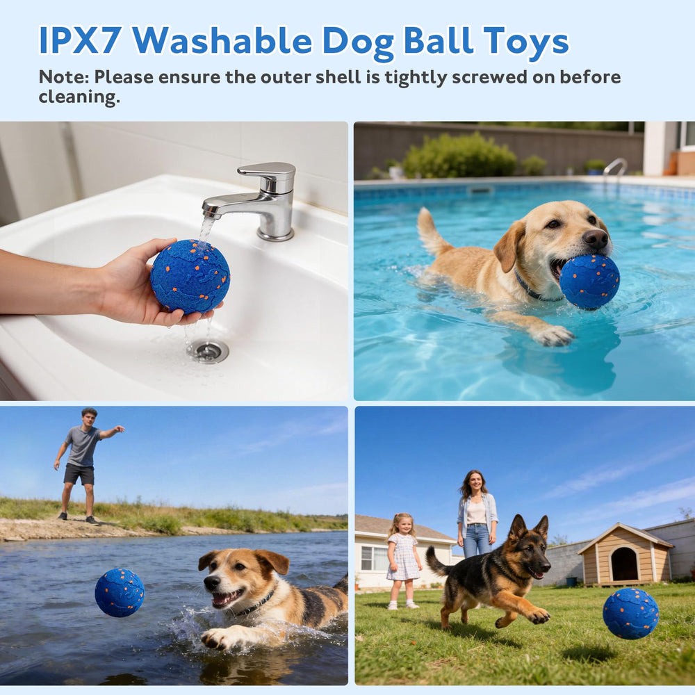 Ckin pet Smart Ball durable E-TPU construction withstands chewers and rough play.