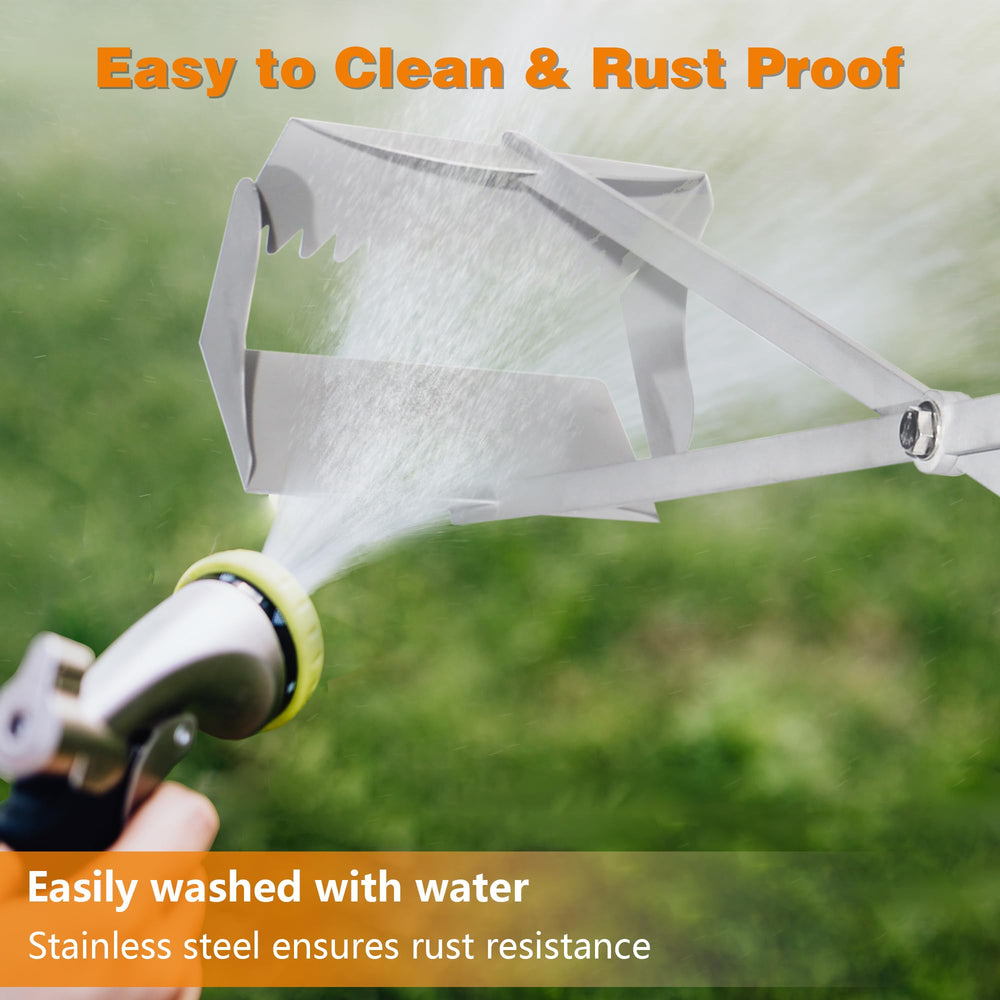 CKLT easy-clean stainless steel pooper scooper after use