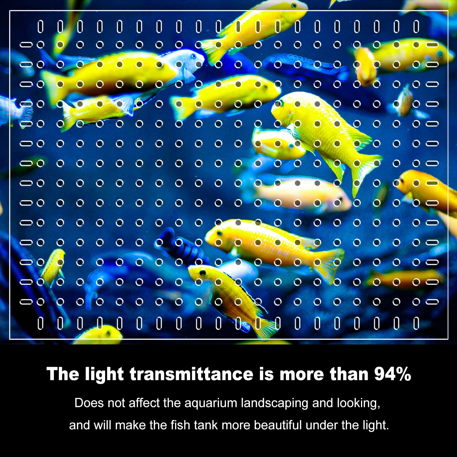 CLarellara acrylic divider shows high transparency for natural viewing.