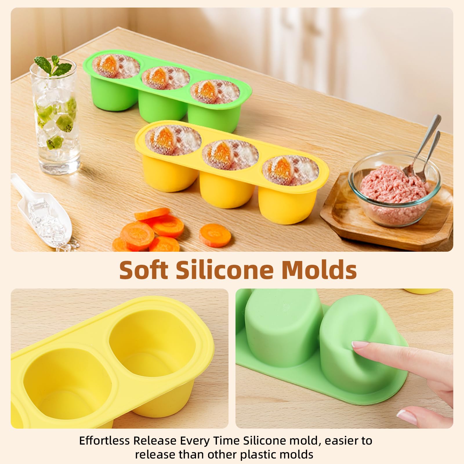 ClariVora interactive puzzle toy with grooves for snack stuffing.
