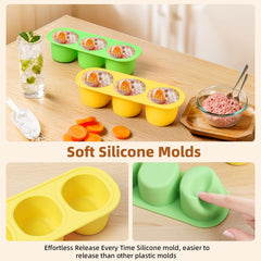 ClariVora interactive puzzle toy with grooves for snack stuffing.