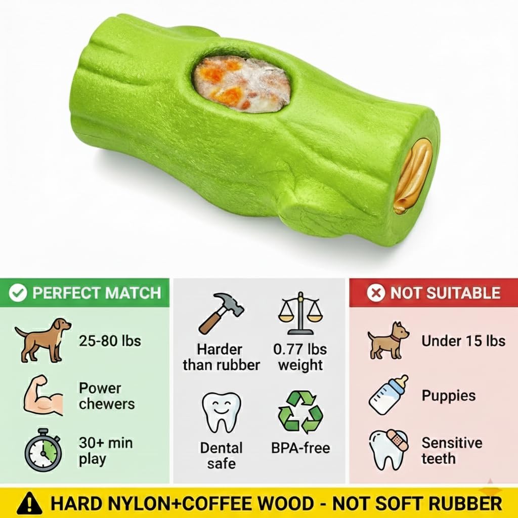 ClariVora durable puzzle dog toy for large dogs supports mental stimulation and calm play.