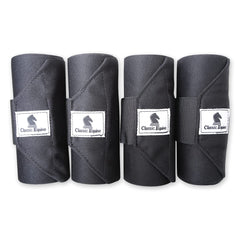 Classic Equine standing wrap bandage cover close-up, stain-resistant fabric for secure wraps.