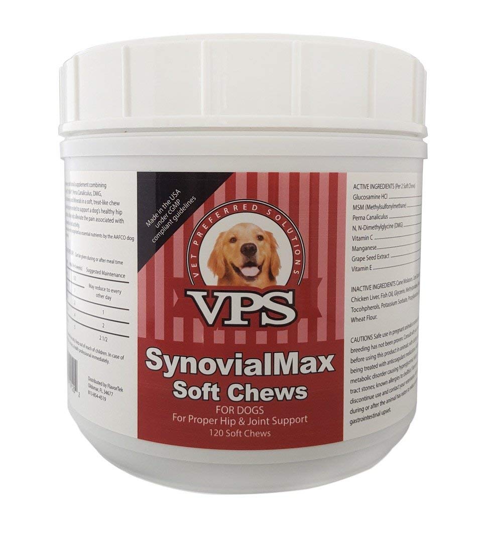 Classic VPS SynovialMax soft chews liver flavor for dogs and their joints