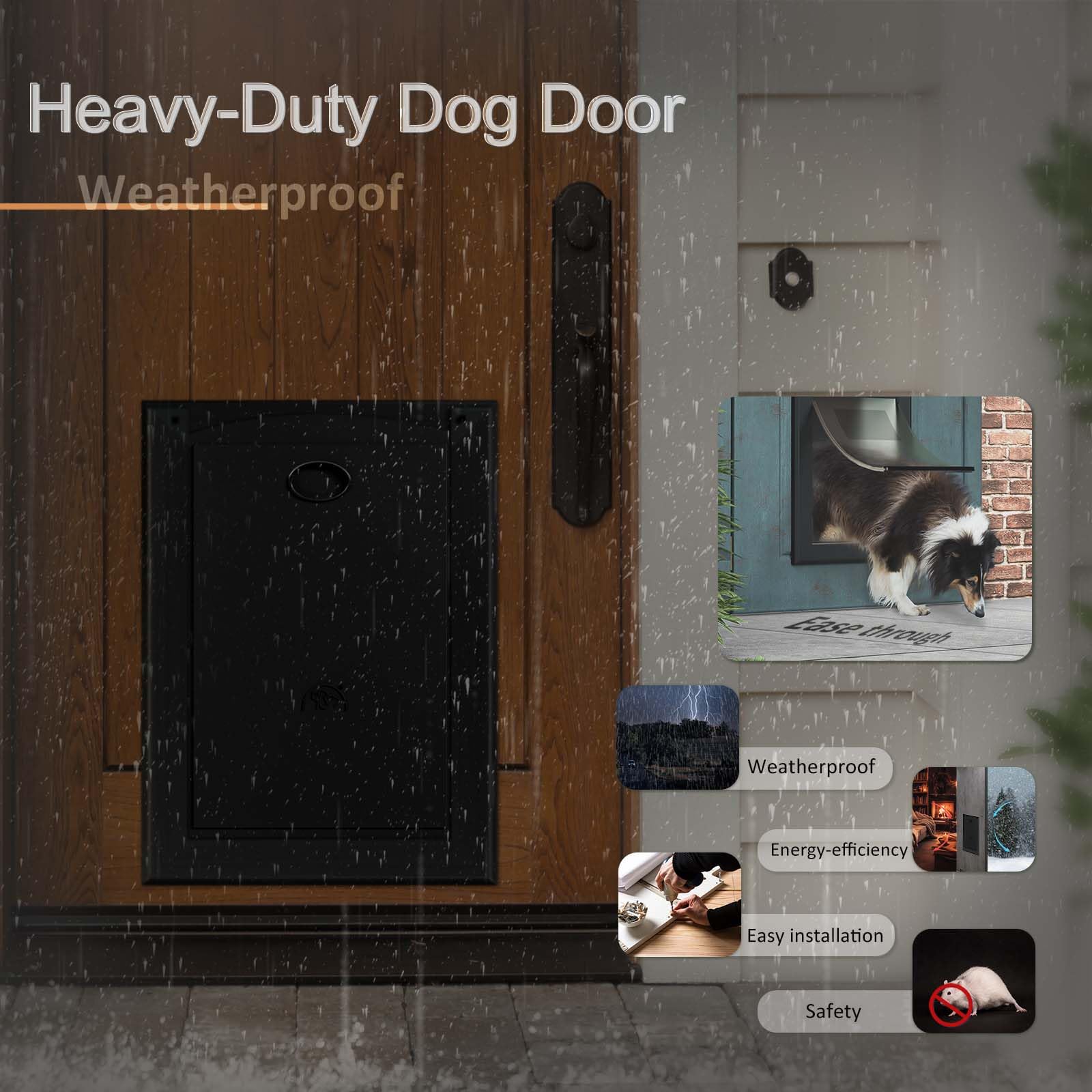 Classicmacher weather deflectors reduce wind intrusion during seasons
