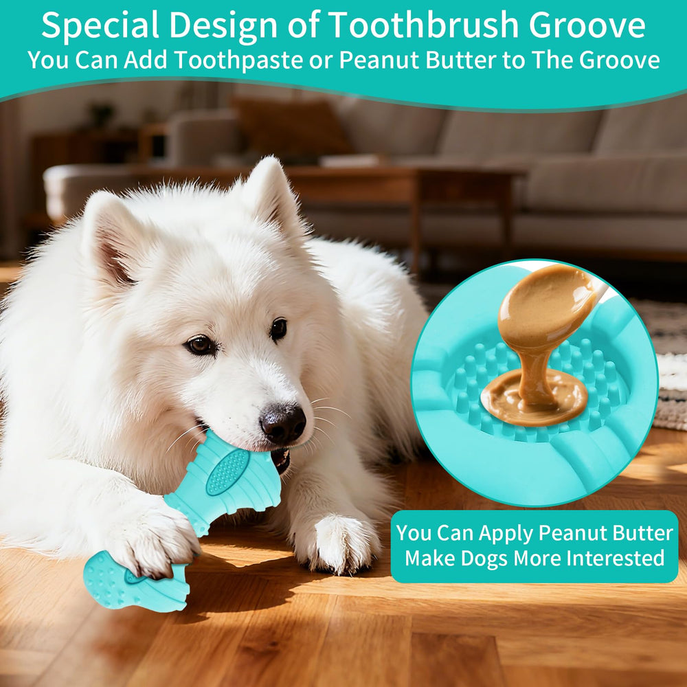 ClawClawHome milk-flavor chew toy attracts dogs during chewing.